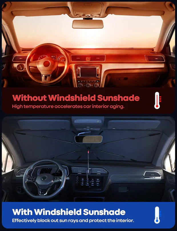 Car Windshield Sun Shade | واقي شمس للزجاج الأمامي للسيارة